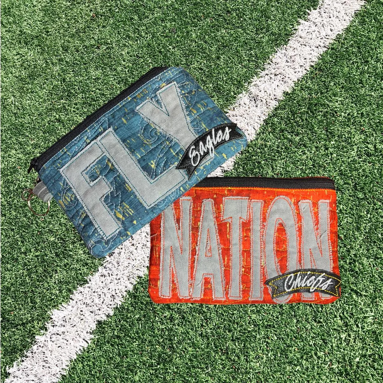 Eagles vs Nation ITH Wallet zip bag Bundle