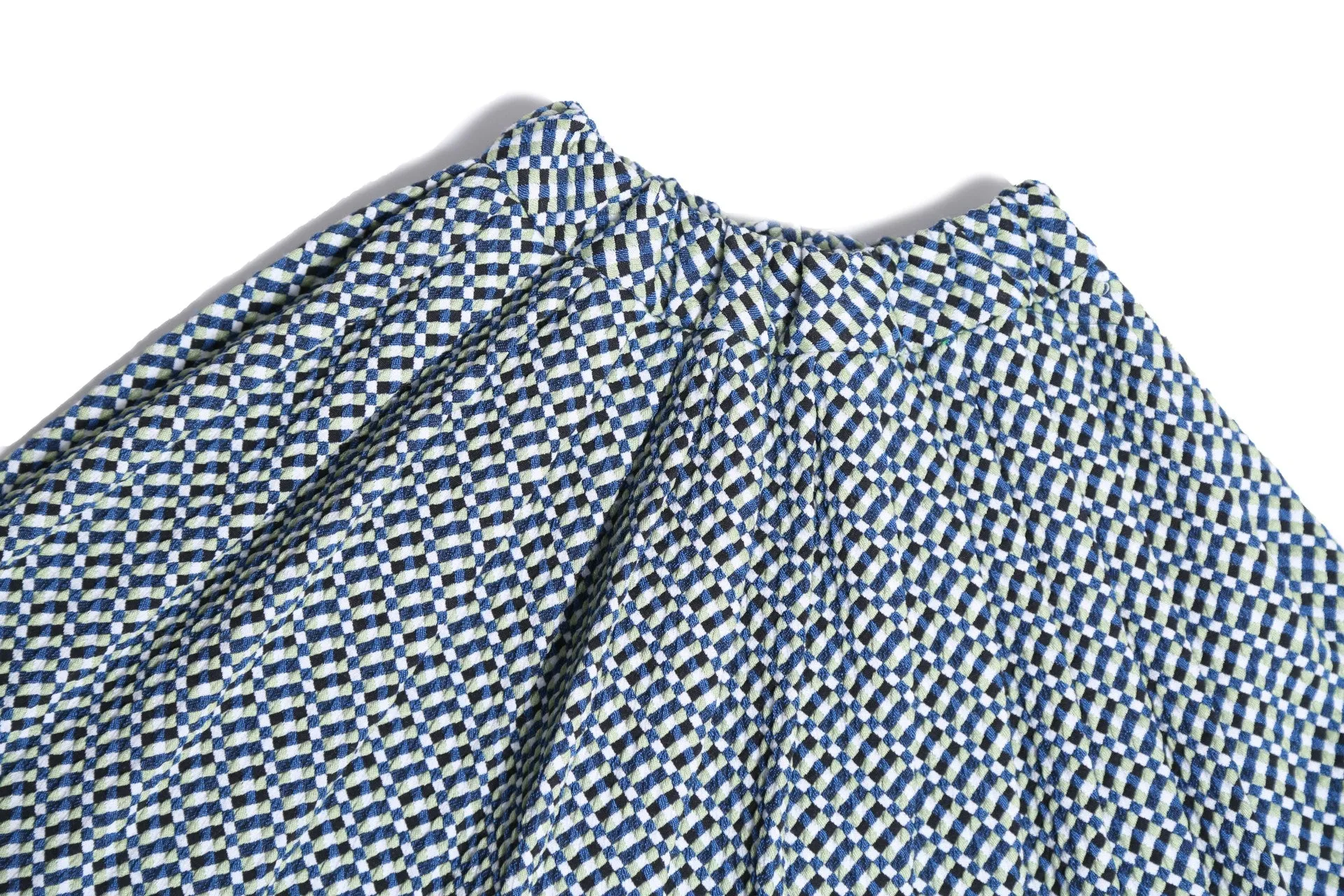 ELASTIC WAIST KNIFE PLEATED SKIRT
