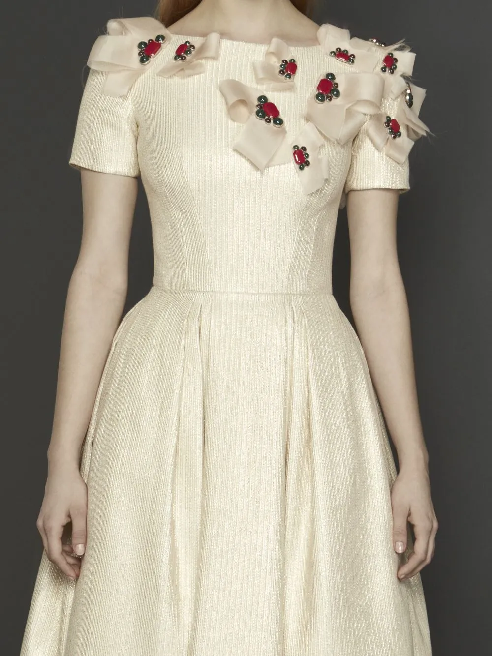 Embellished Mullet Gown