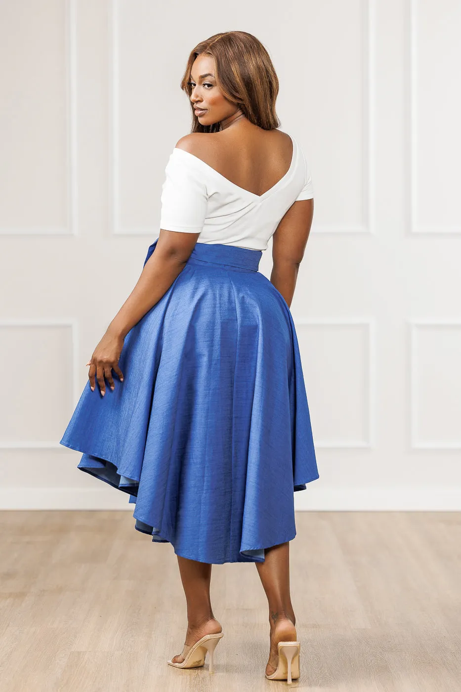 FINAL SALE - Evy High-Low Hem Skirt