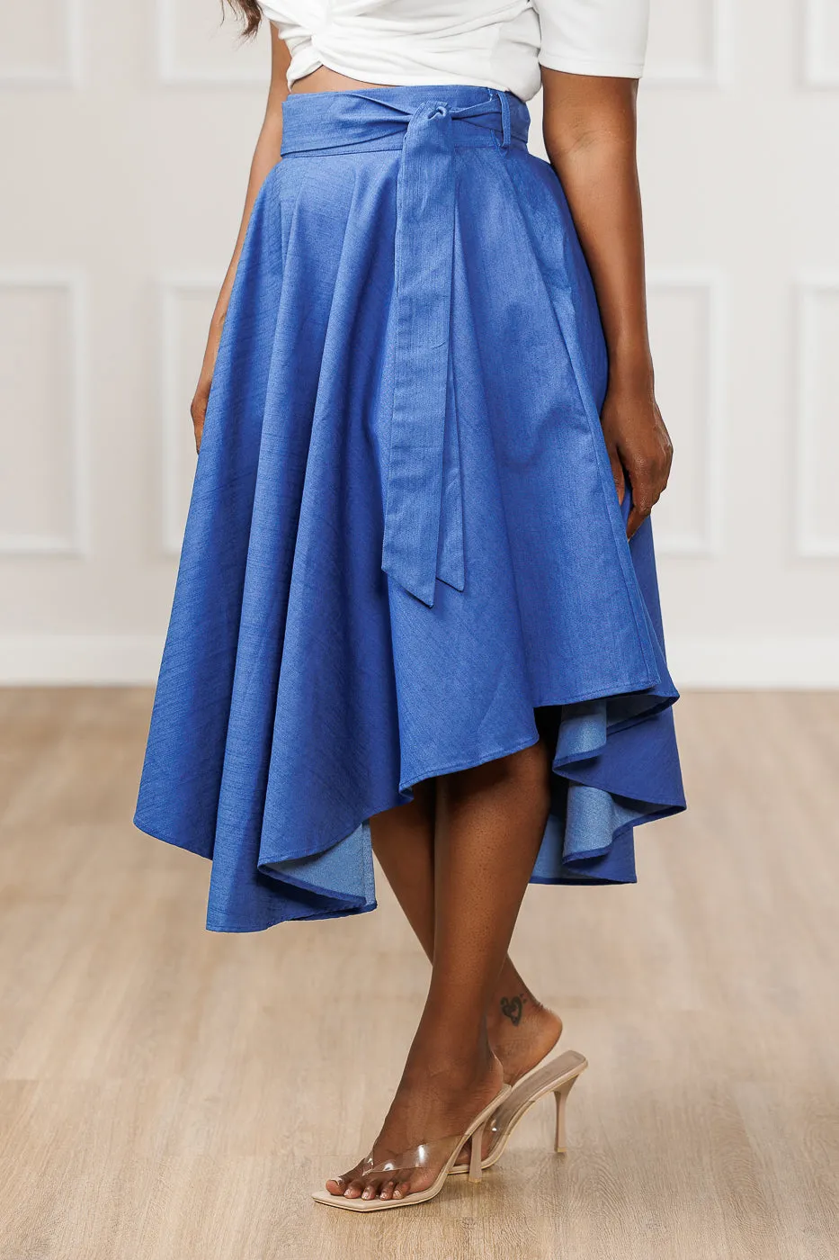 FINAL SALE - Evy High-Low Hem Skirt