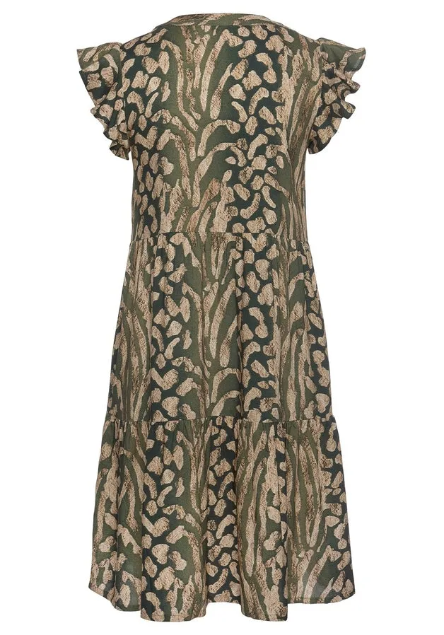 FusionFable Animal Printed Dress