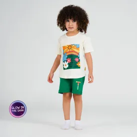 Girls long sleeve pajama offwhite