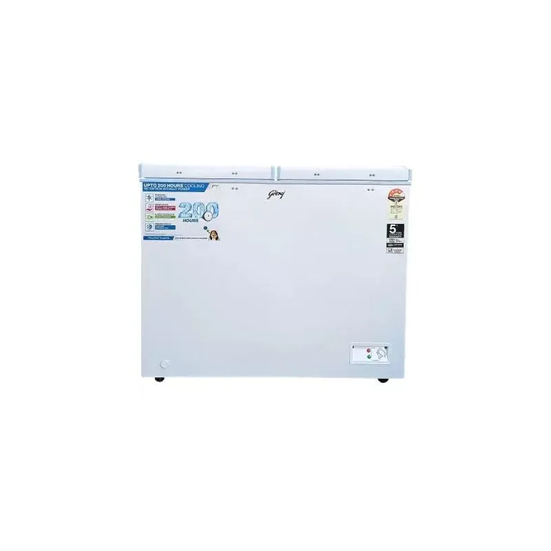 Godrej DH EPenta 325D 2HCN RW 300 L 4 Star Double Door Freezer (White)