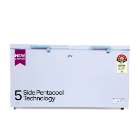 Godrej DH ESNCH 525E 2HCNP RW 505 L Double Door Convertible Deep Freezer, White