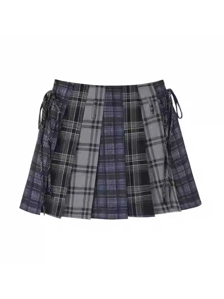 High waist pleated skirt【s0000010672】