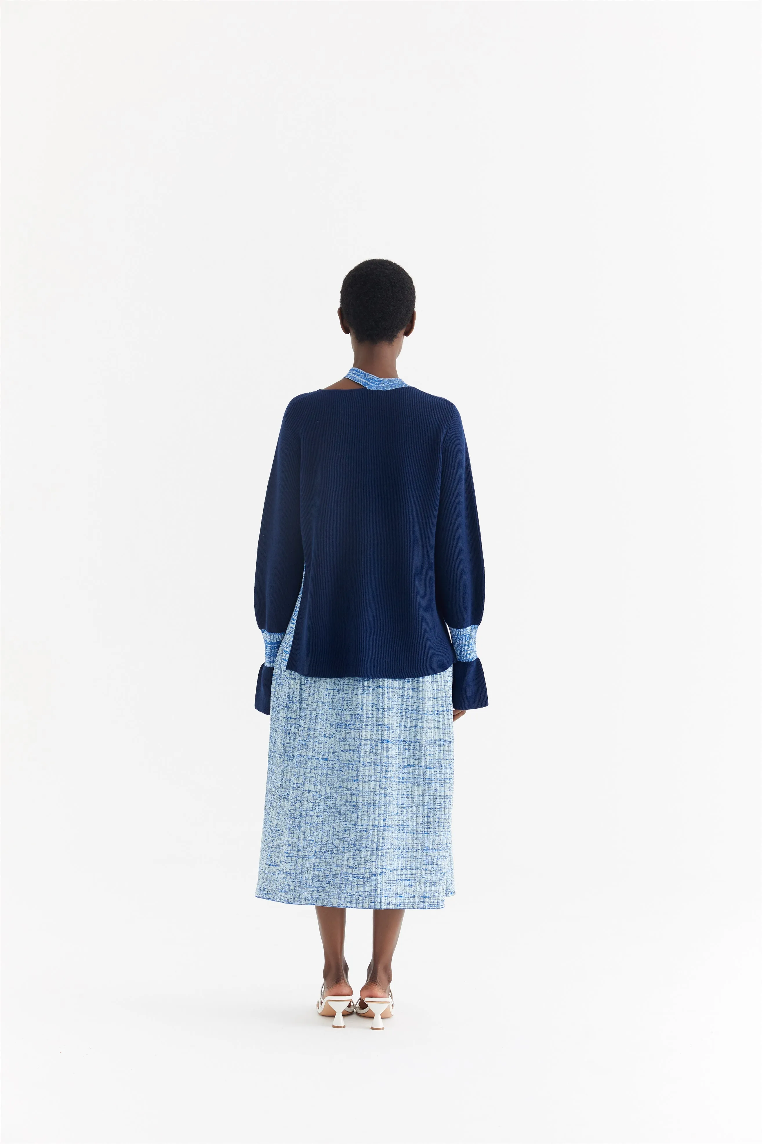 HIRAM PLEATED MAXI SKIRT