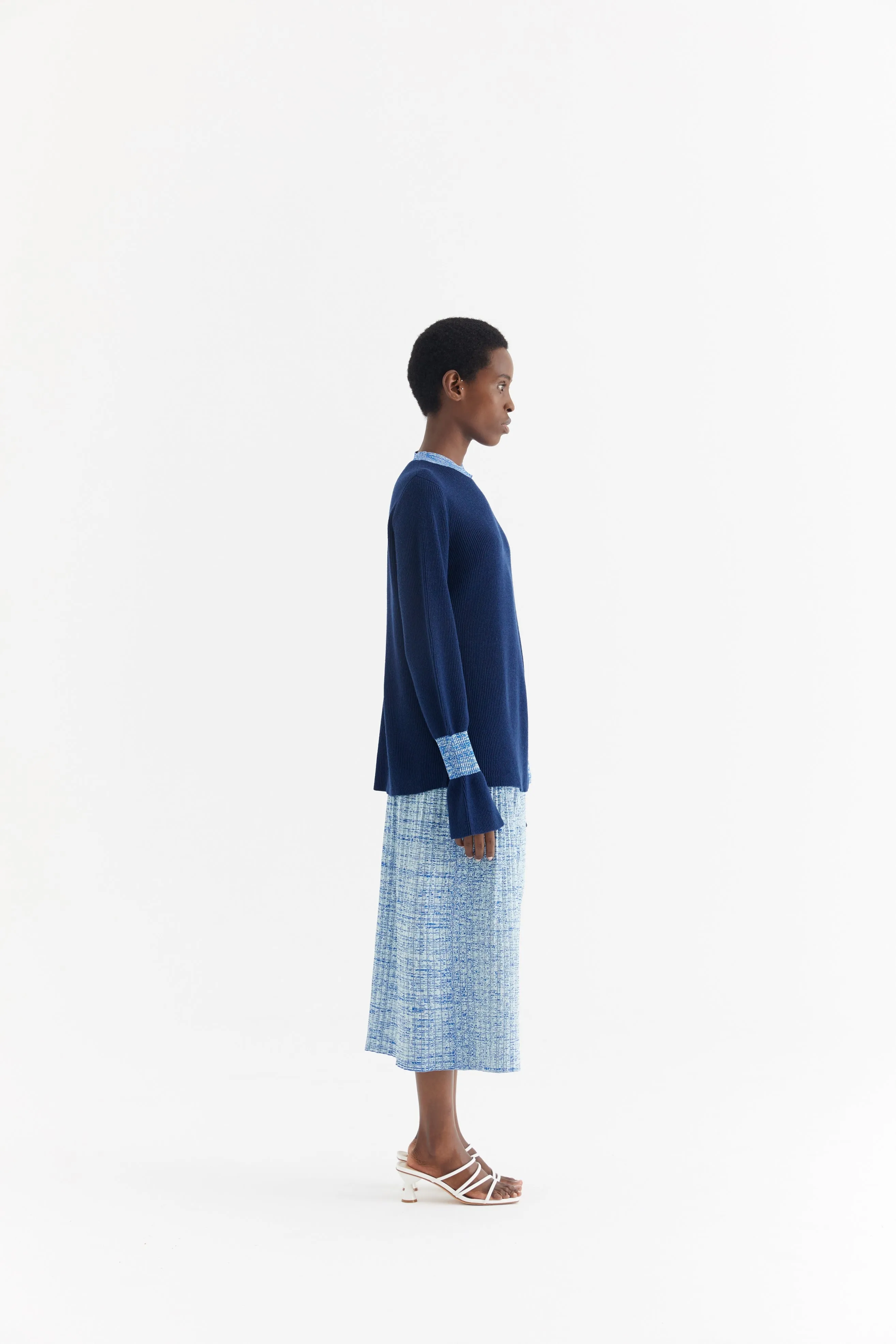 HIRAM PLEATED MAXI SKIRT