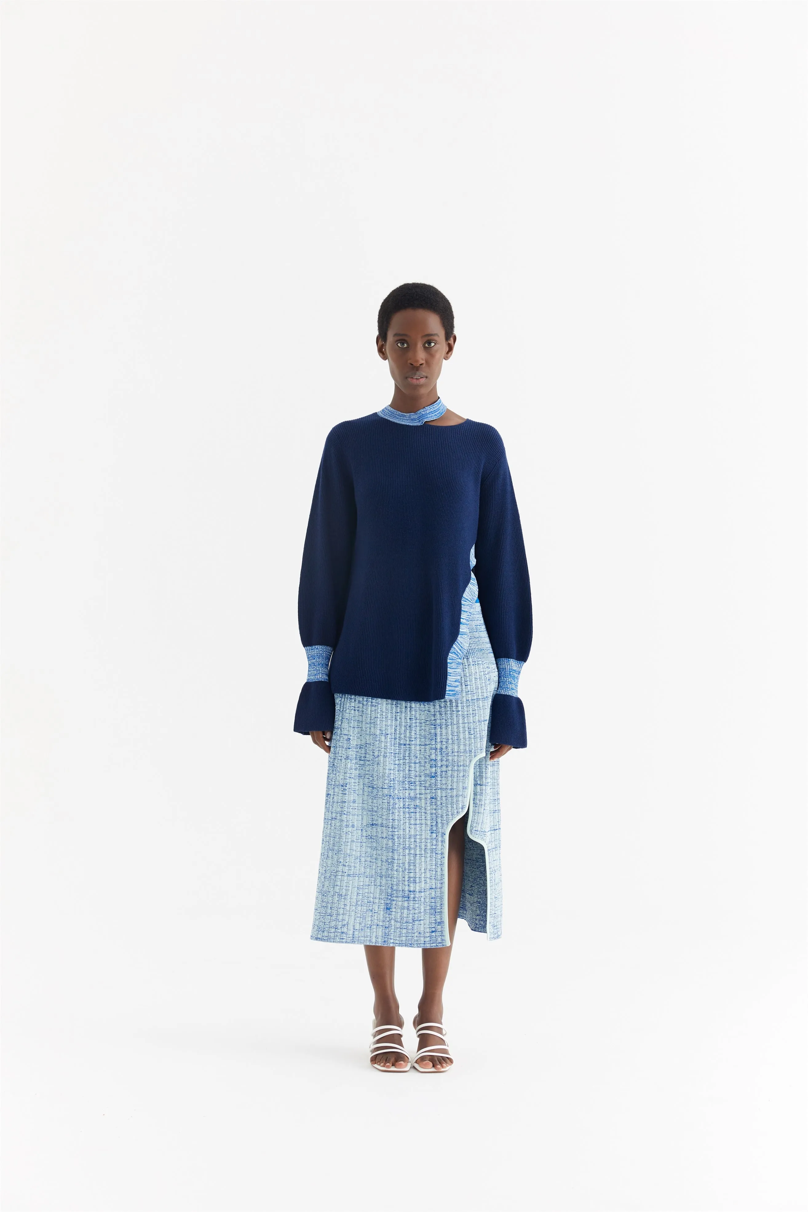 HIRAM PLEATED MAXI SKIRT