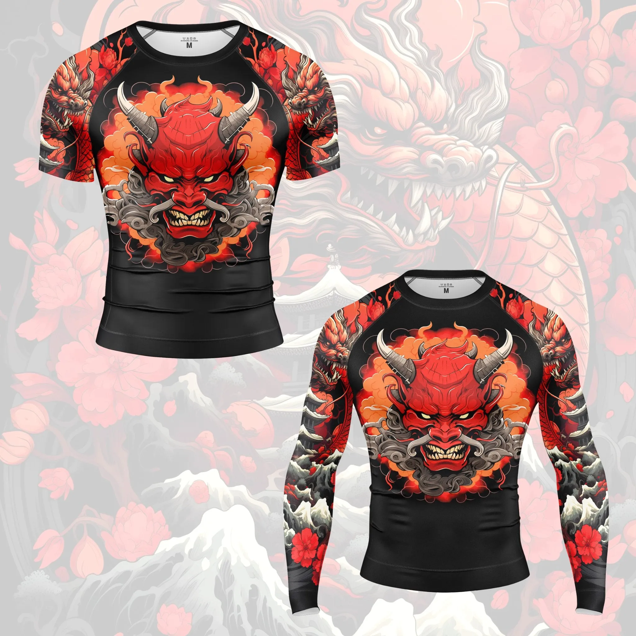 KAIDO DRAGON SHORT SLEEVE RASH GUARD