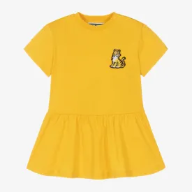 Kenzo Baby Girls Logo Tiger Yellow Dress