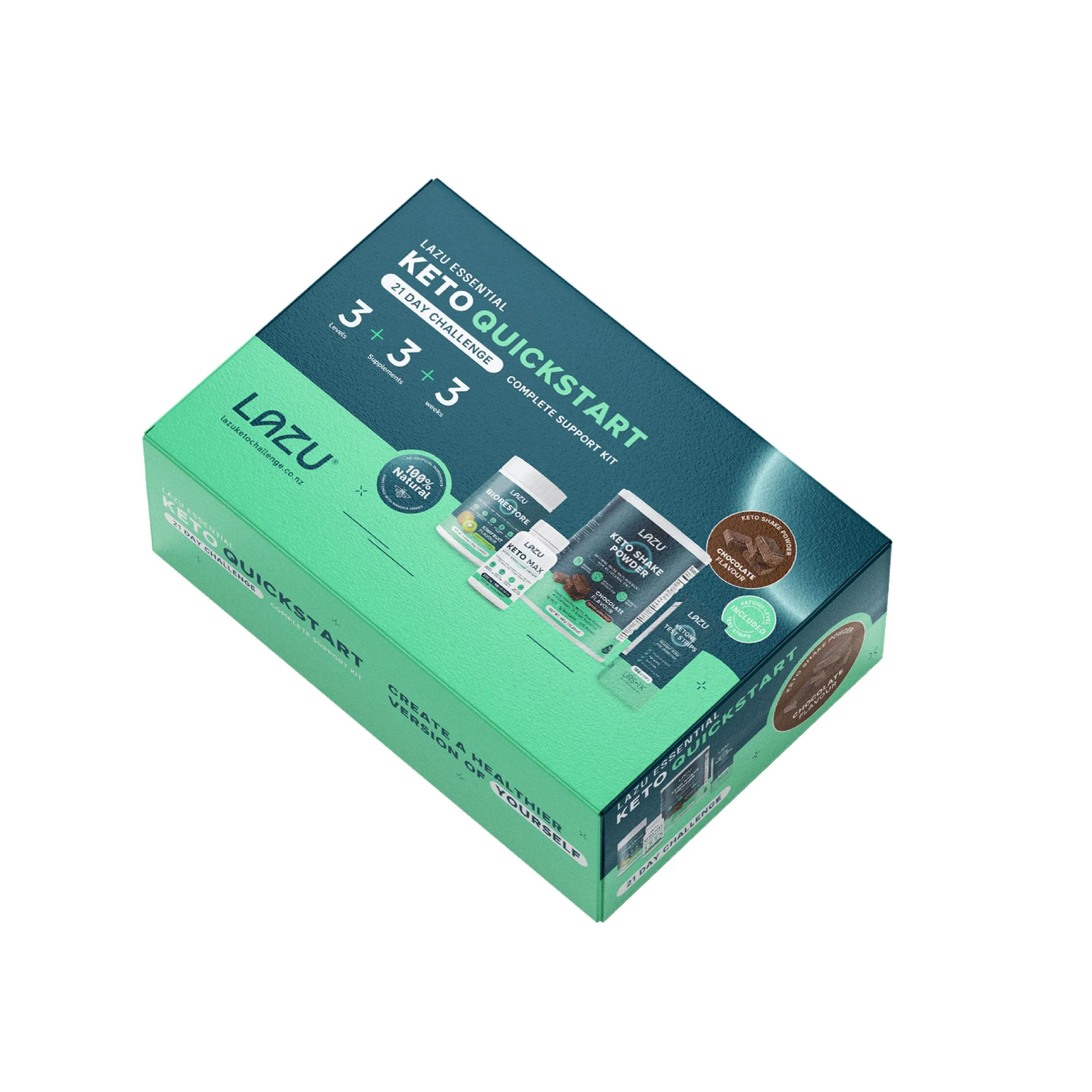 LAZU 21 Day Challenge Chocolate Kit