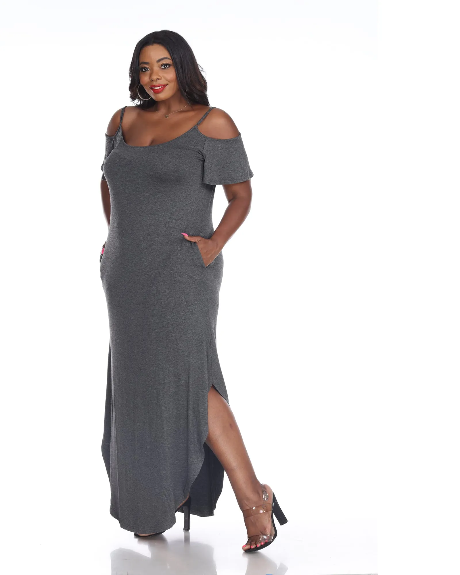 'Lexi' Maxi Dress | Charcoal
