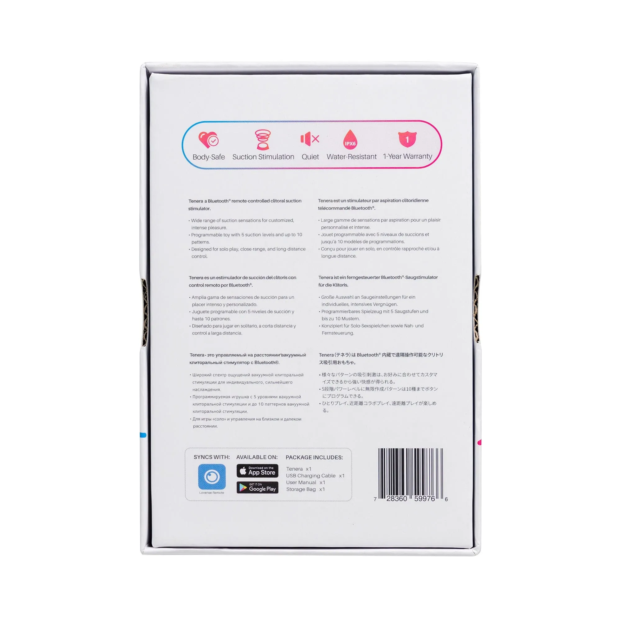 Lovense BFCM Bundle: Tenera App-Controlled Clitoral Air Stimulator Vibrator