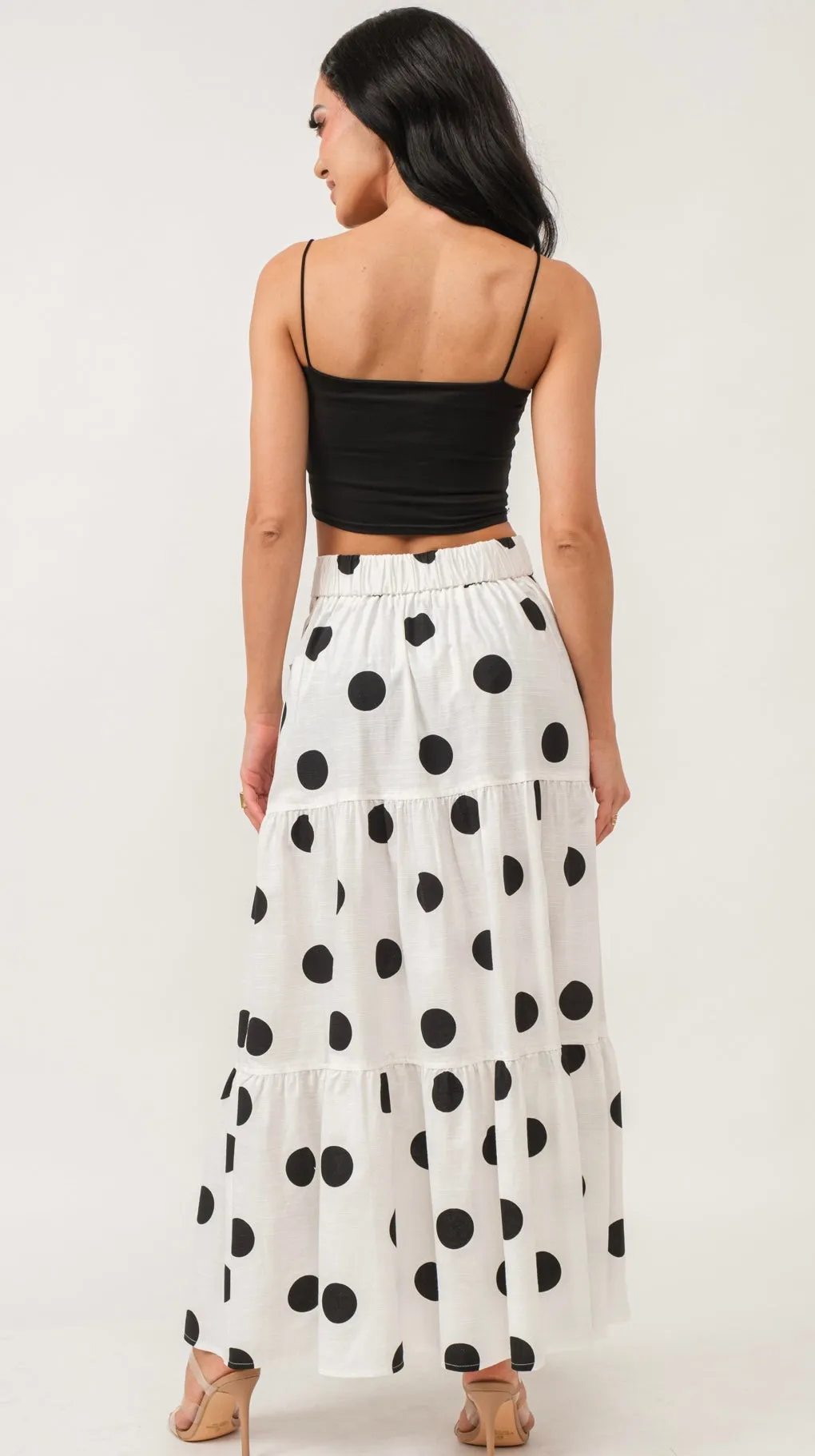 Maxi Polkadots Skirt