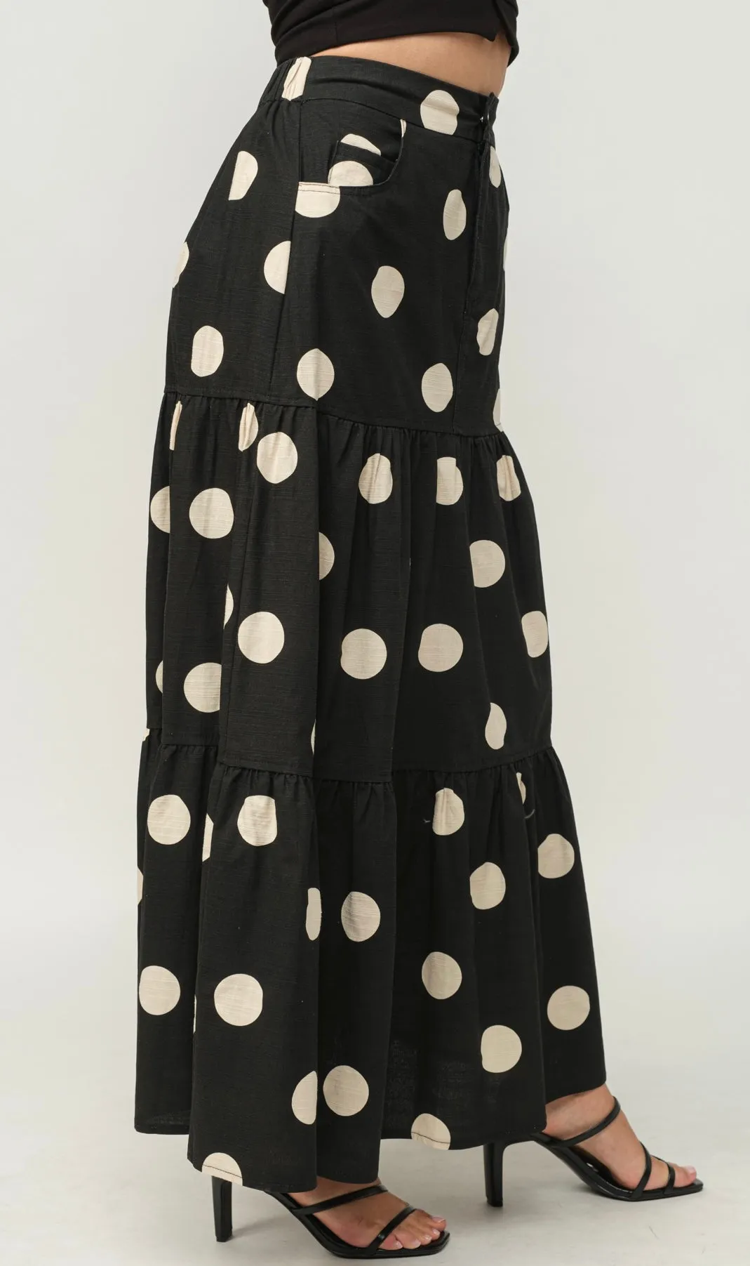 Maxi Polkadots Skirt
