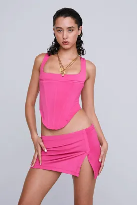 MICRO MINI SKIRT - FUCHSIA