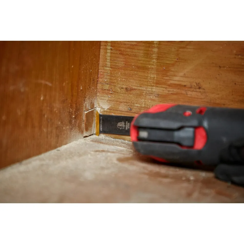 Milwaukee  49-25-1203 Milwaukee® OPEN-LOK™ 1-1/4" TITANIUM ENHANCED BI-METAL MULTI-MATERIAL BLADE 1PK