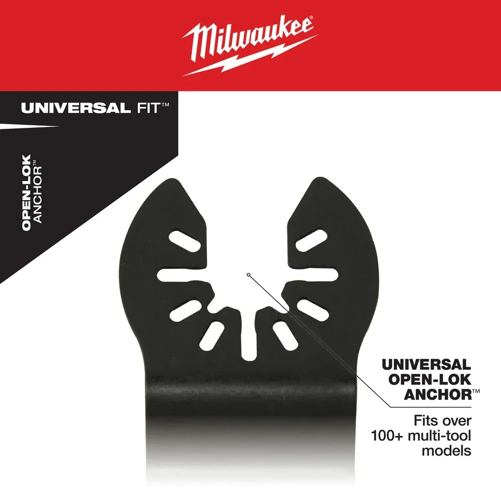 Milwaukee  49-25-1203 Milwaukee® OPEN-LOK™ 1-1/4" TITANIUM ENHANCED BI-METAL MULTI-MATERIAL BLADE 1PK