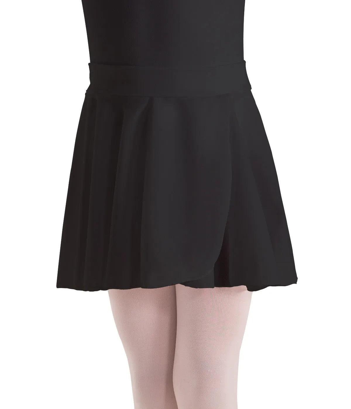 Motionwear Pull-On Wrap Sheer Skirt