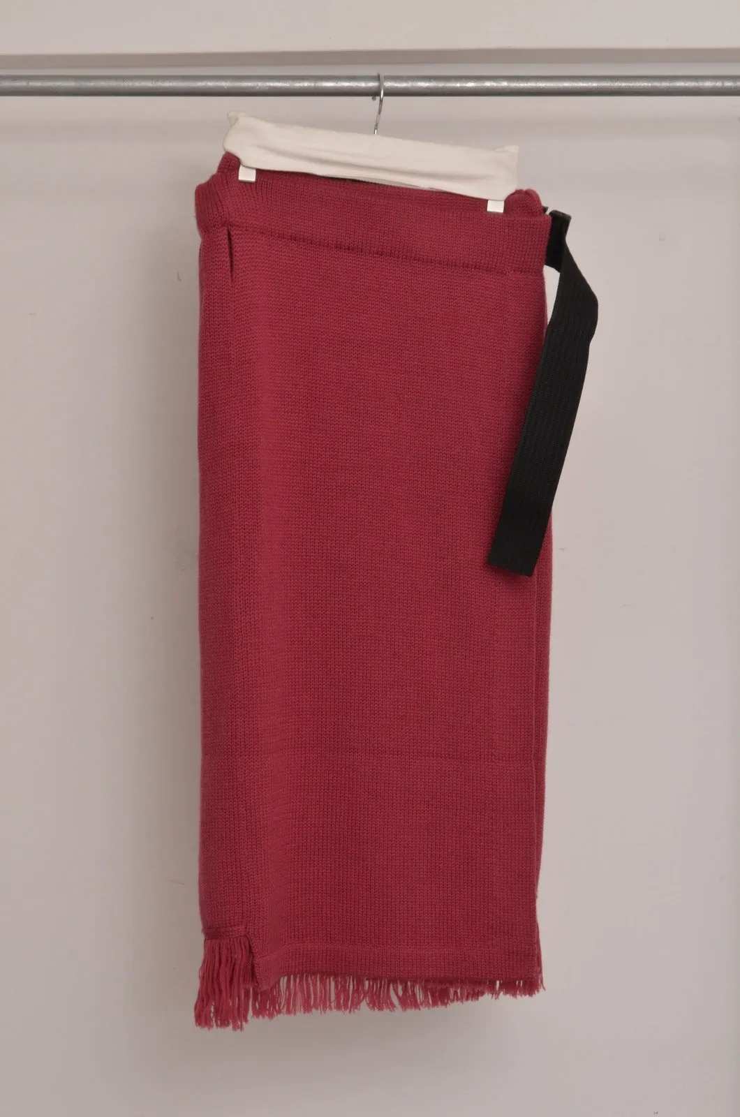 MUFFLER WRAP SKIRT/ROSE