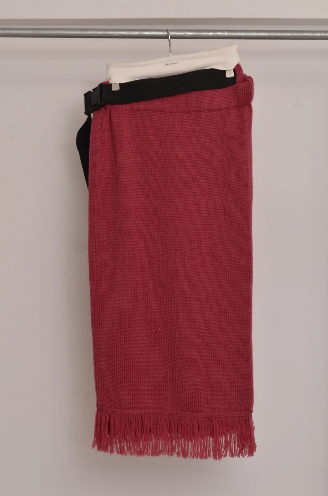 MUFFLER WRAP SKIRT/ROSE