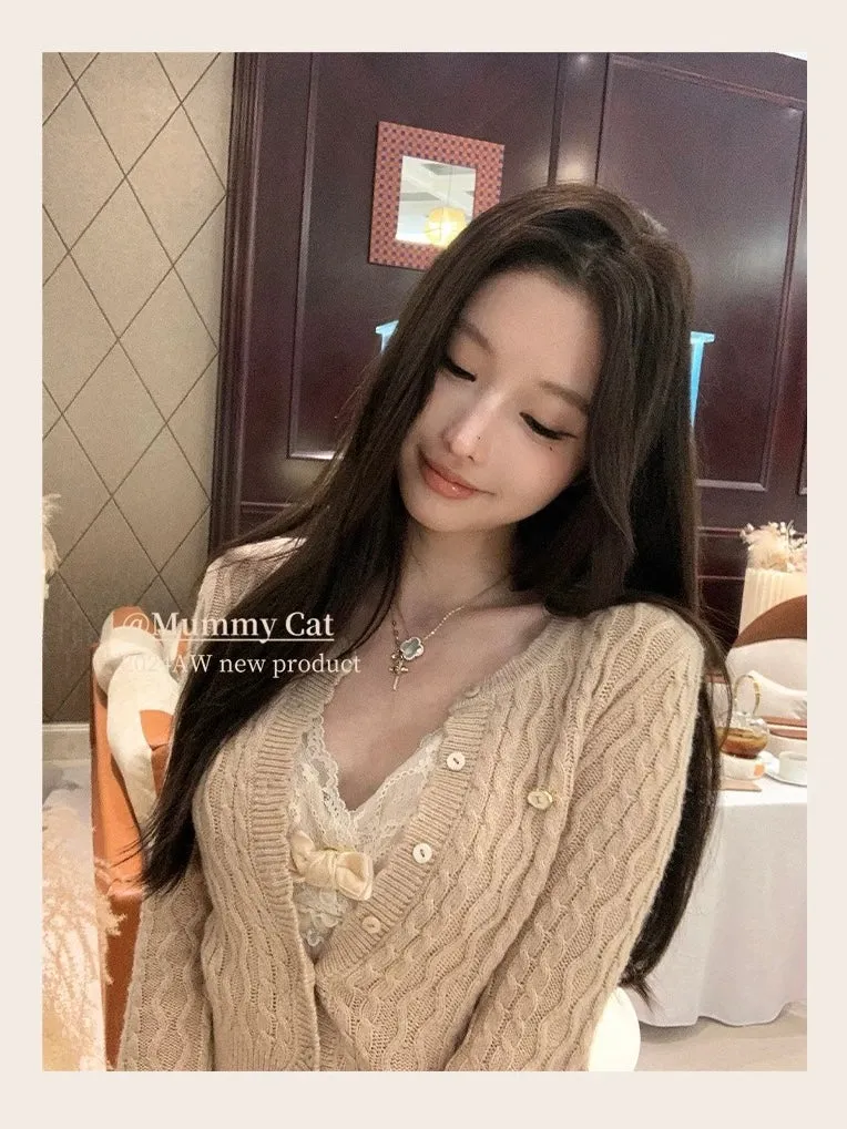 [Mummy Cat] Sweet dreams knitting cardigan