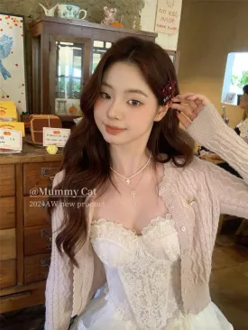 [Mummy Cat] Sweet dreams knitting cardigan