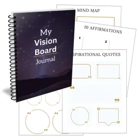 My Vision Board - Printable Canva PLR Journal