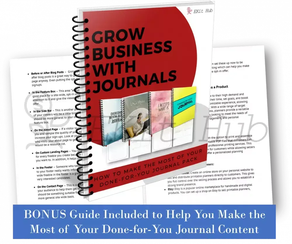 My Vision Board - Printable Canva PLR Journal
