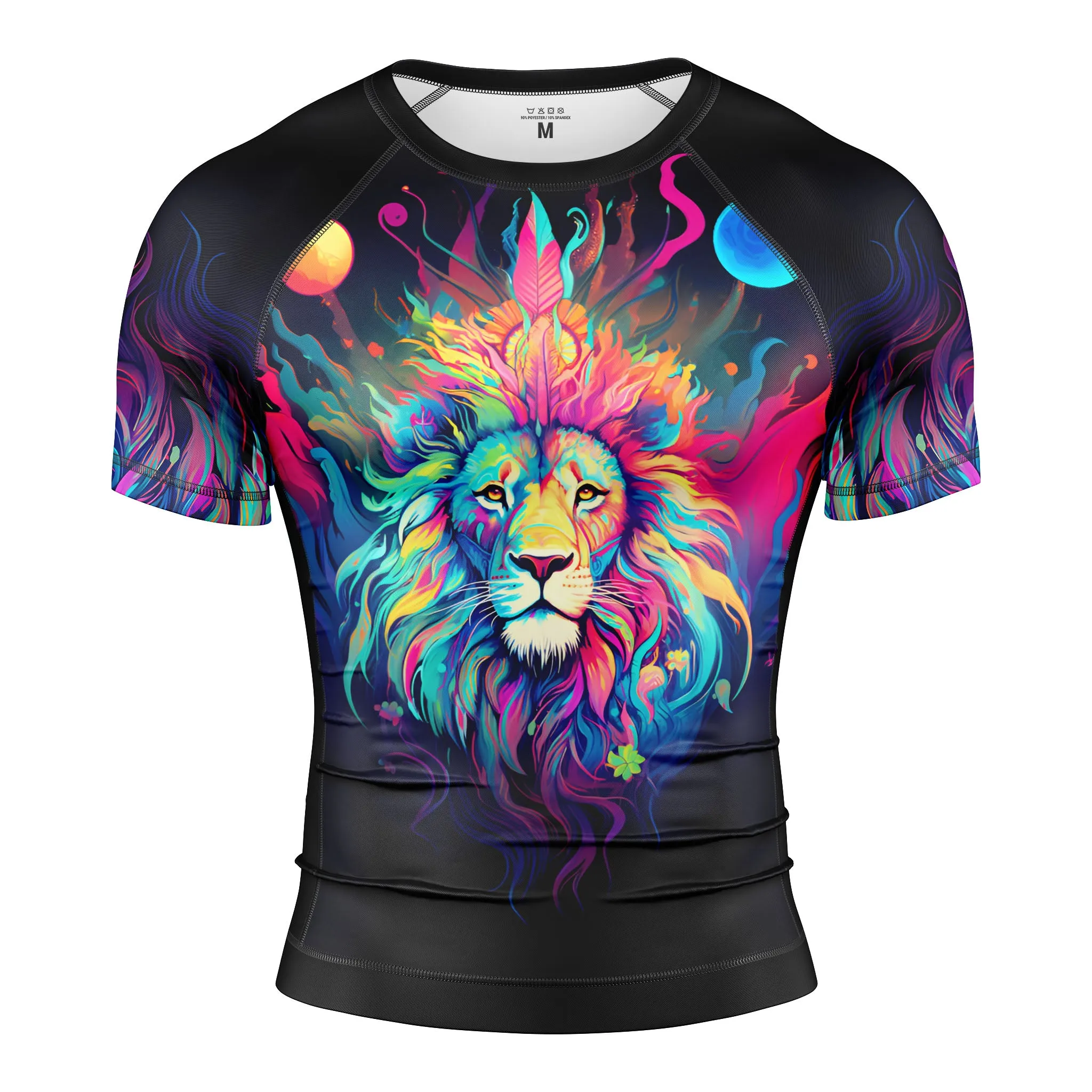 MYSTICAL LION SHORT SLEEVE RASH GUARD