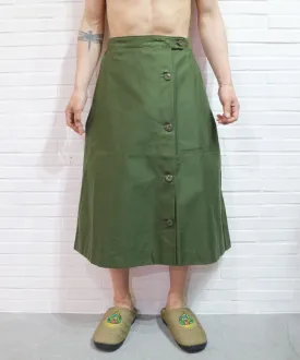 NEW REMAKE MILITARY WRAP SKIRT