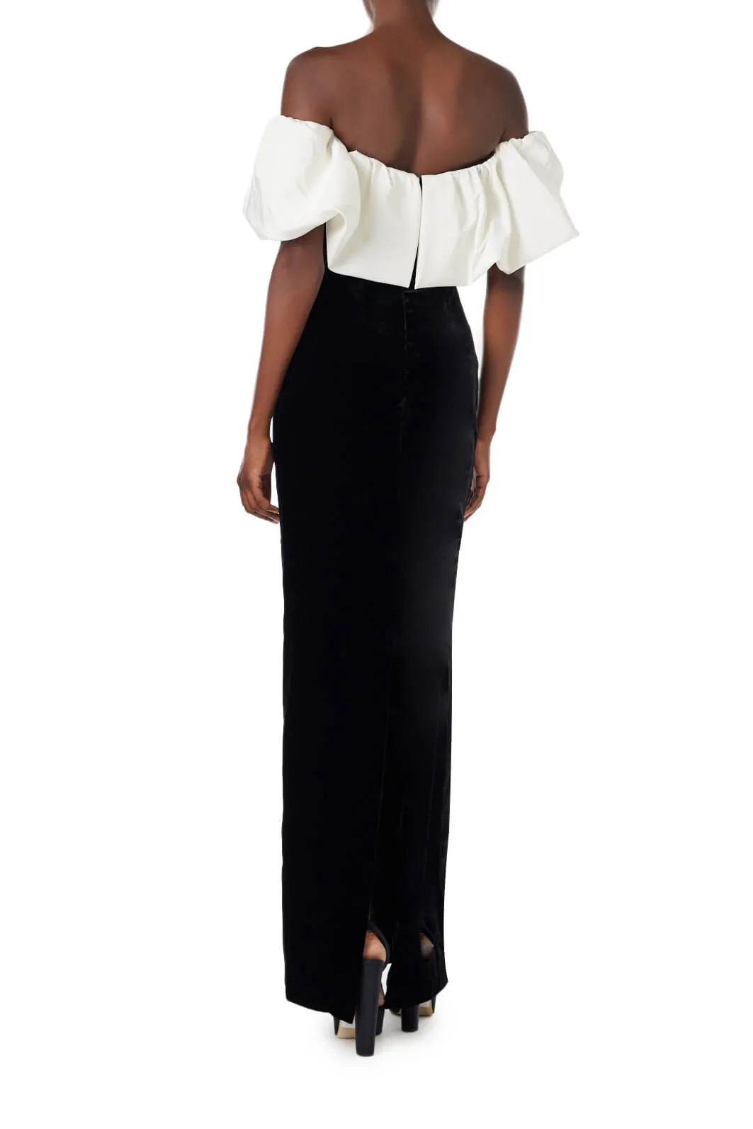 Off-the-Shoulder Column Gown