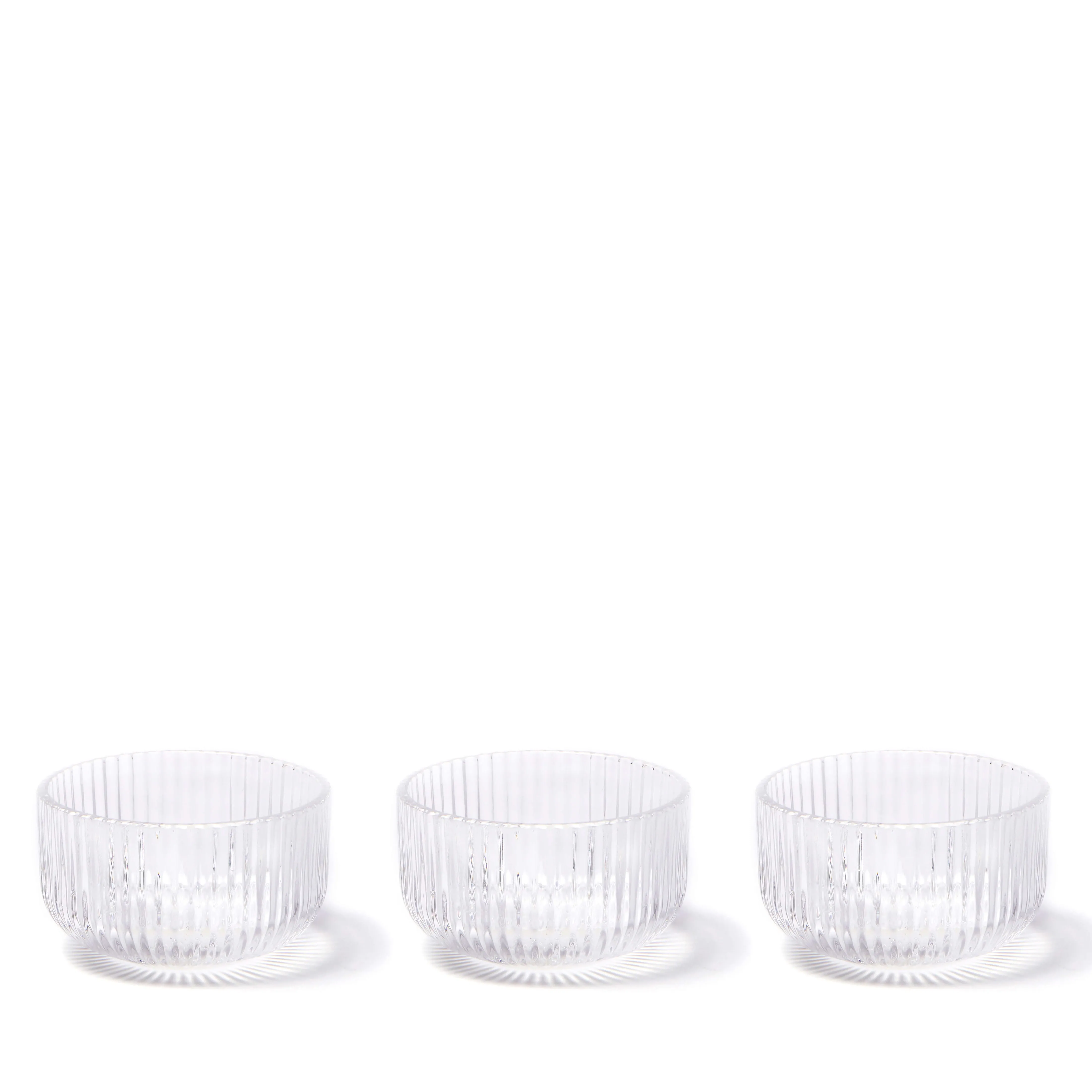 Ogin Glass Bowl 10 x 6cm - Set of 3