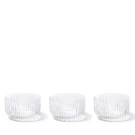 Ogin Glass Bowl 10 x 6cm - Set of 3