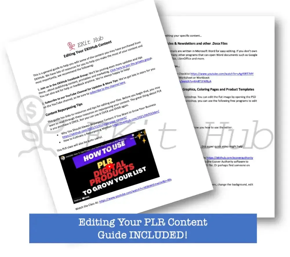 ON SALE - Healthy Year Evergreen PLR Planner - Canva Template