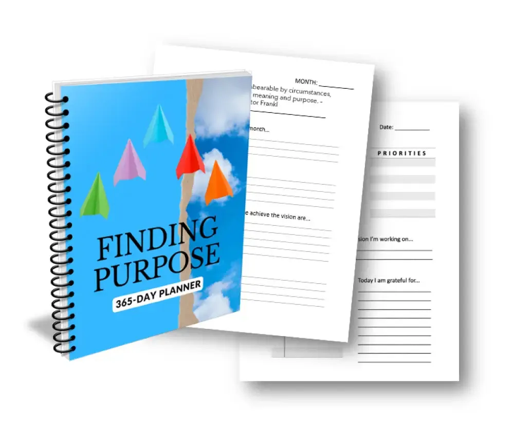 ON SALE - "Finding Purpose" 365-Day Printable Planner with Private Label Rights
