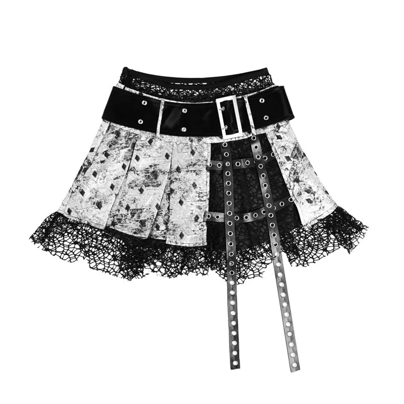 Pleated Gothic Short Skirt【s0000001025】