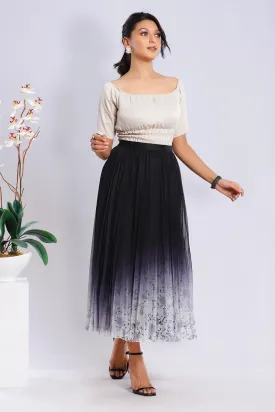Premium Pleated Shaded Skirt