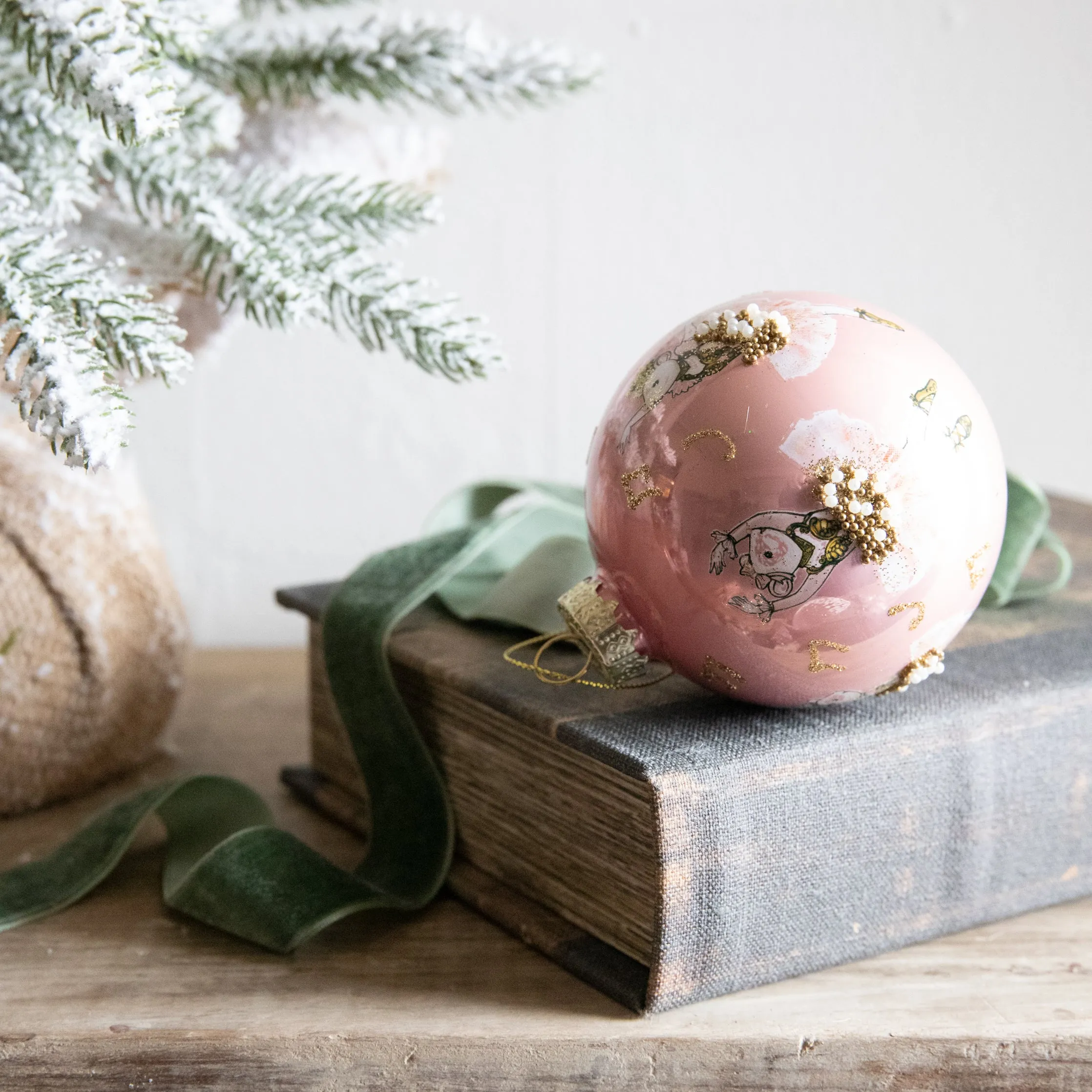 Pretty Pink Ballerina Bauble