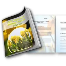 "365 Days to A Better Future" Printable Planner with Private Label Rights
