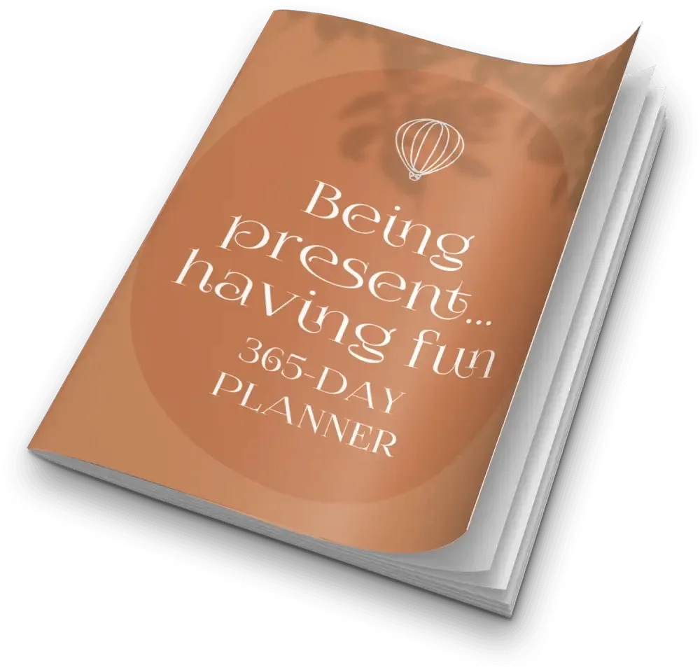 "Being Present Having Fun" 365-Day Printable Planner with Private Label Rights
