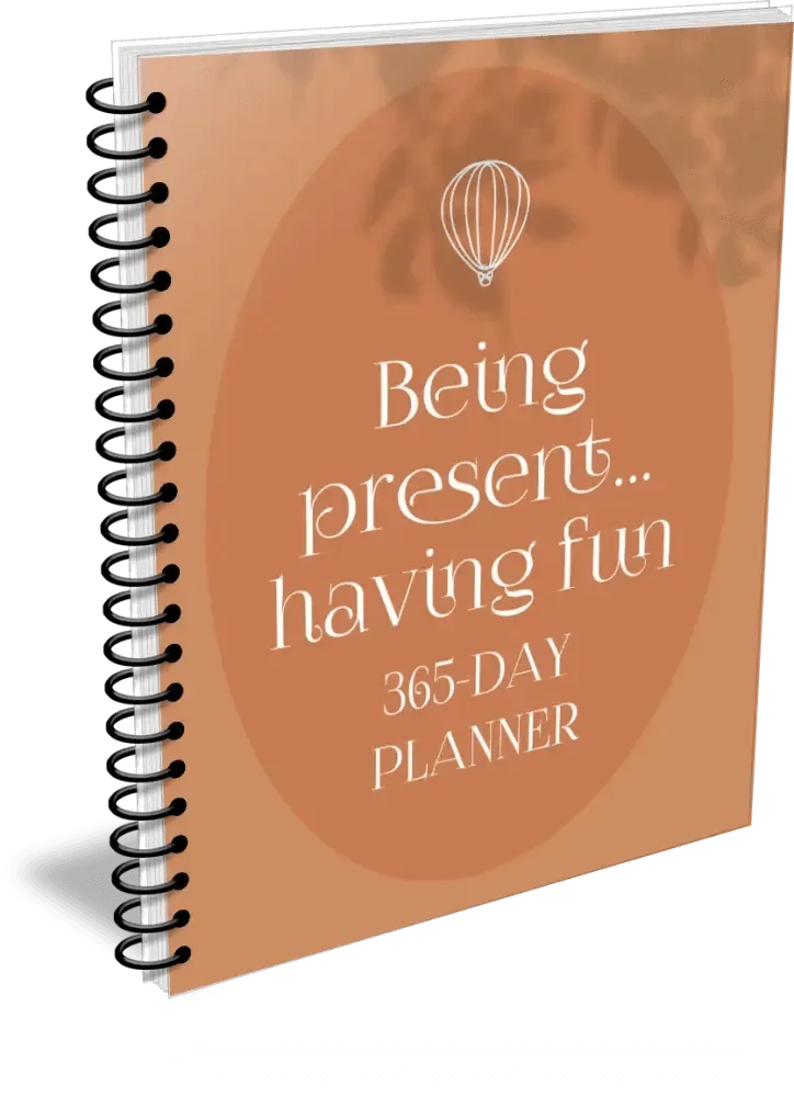"Being Present Having Fun" 365-Day Printable Planner with Private Label Rights