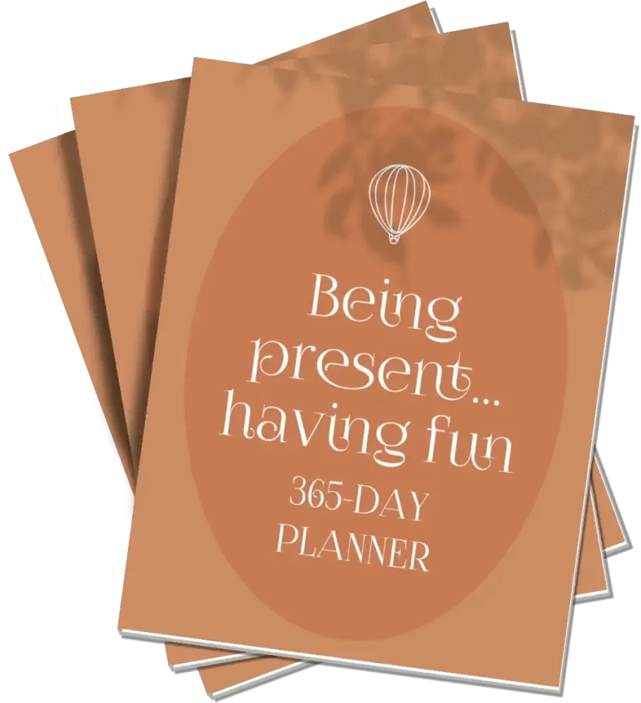 "Being Present Having Fun" 365-Day Printable Planner with Private Label Rights
