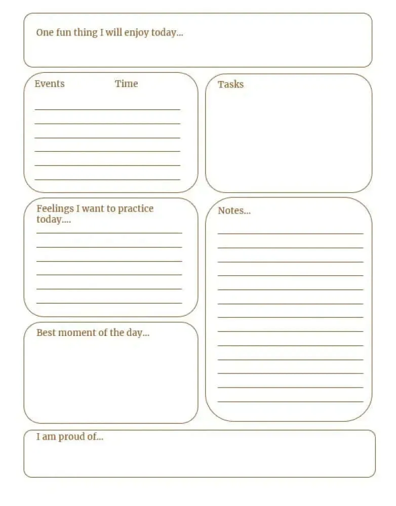 "Being Present Having Fun" 365-Day Printable Planner with Private Label Rights
