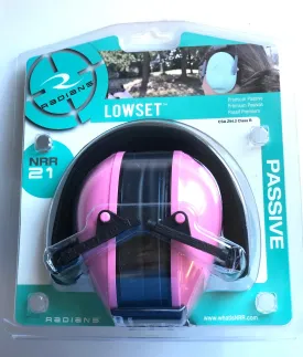 Radians Lowset Earmuff Pink