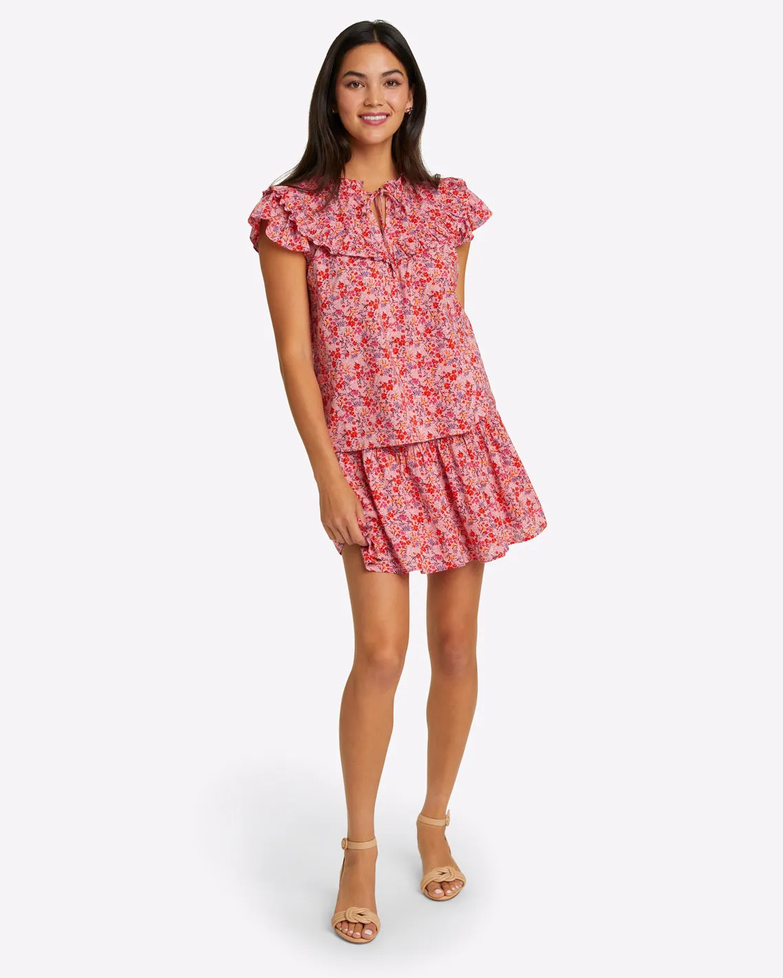Raelynn Top in Pansy Floral