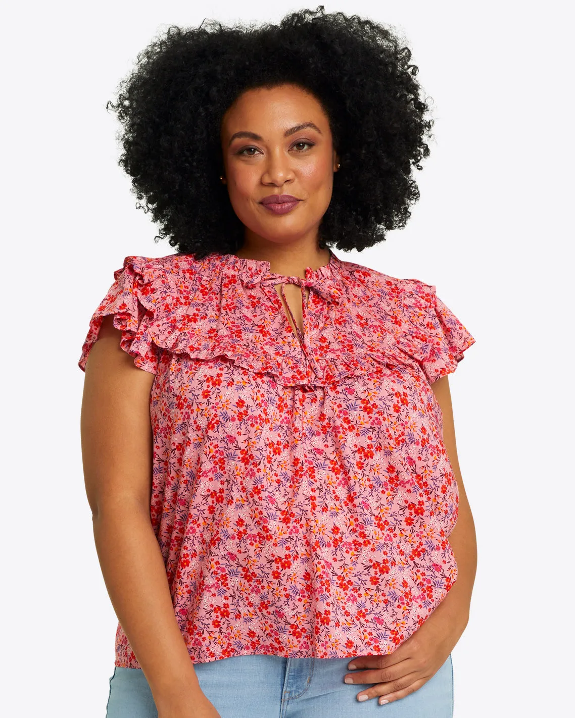 Raelynn Top in Pansy Floral