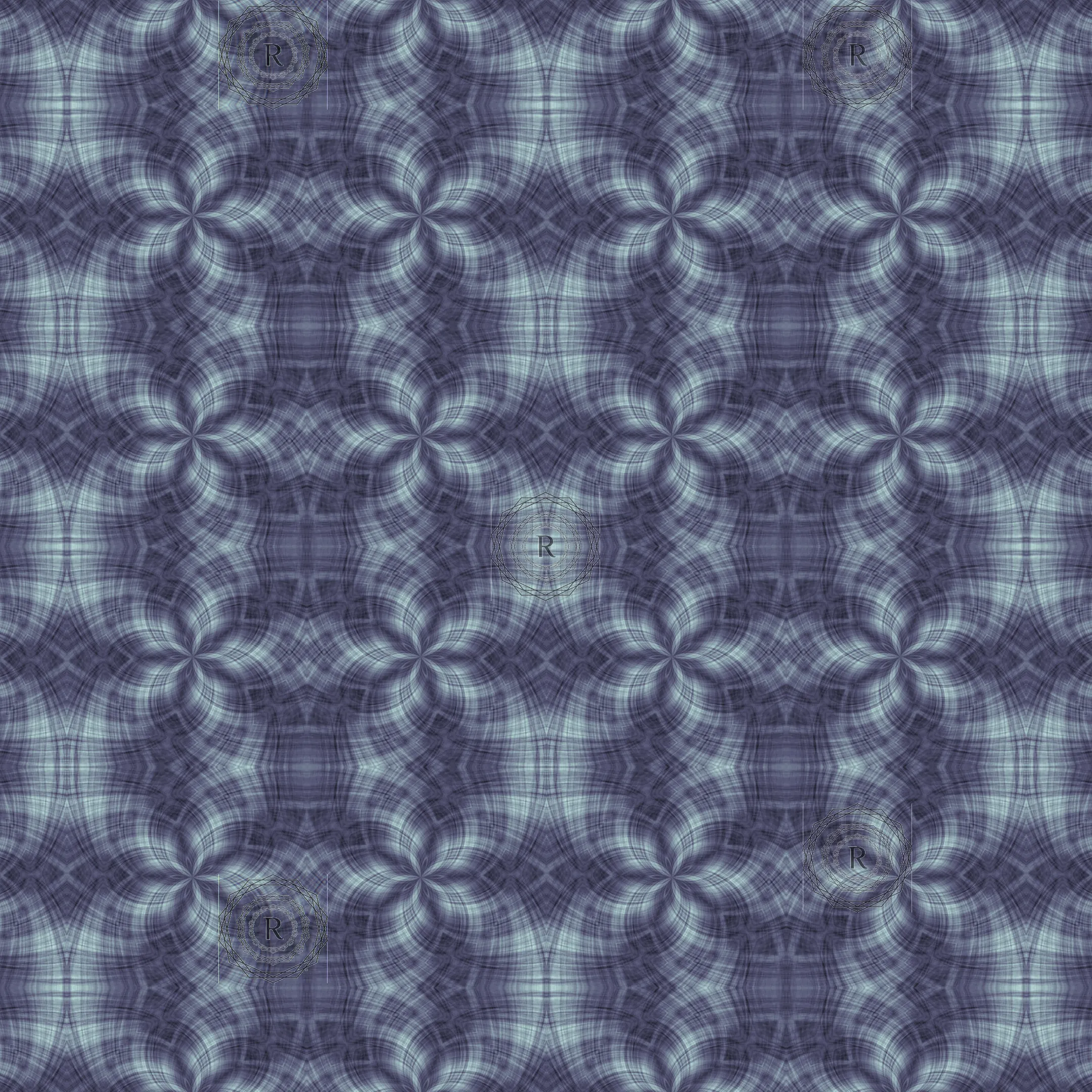 Recursia Argyle Rewired Skater Dress In Blue