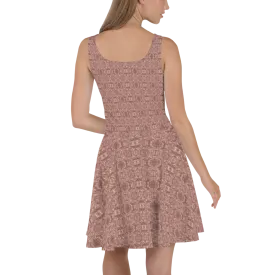 Recursia Bohemian Dream Skater Dress In Pink